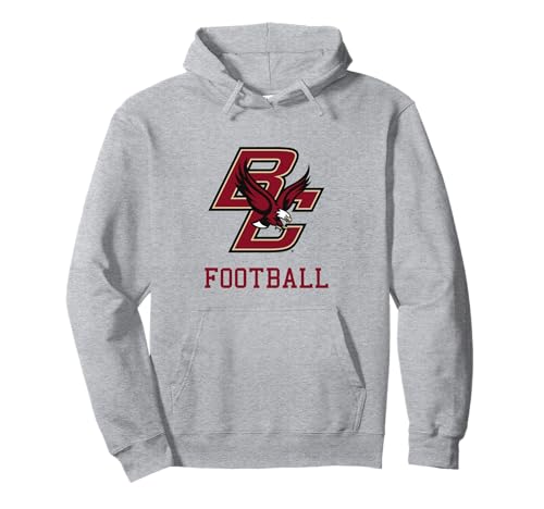 Boston College Football Light Gray | BC Eagles Pullover Hoodie