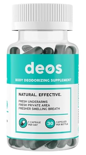 Internal Deodorant Supplement – Full Body Deodorizer for Gut Health, Skin Health, Detox & Digestion Support – Natural Odor Control Chlorophyll Pills for Head-to-Toe Freshness | 30 Capsules