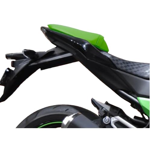 Cojín de asiento trasero para moto Kawasaki Z800 ZR800 de 2013 a 2016 en color negro y verde 6