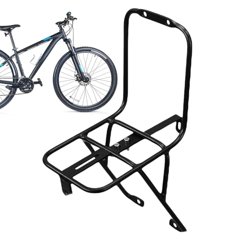 Portabultos delantero de bicicleta en aluminio resistente para frenos V