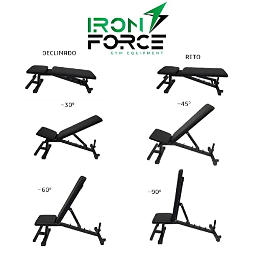 Banco Livre Regulável Para Musculação Residência Academia