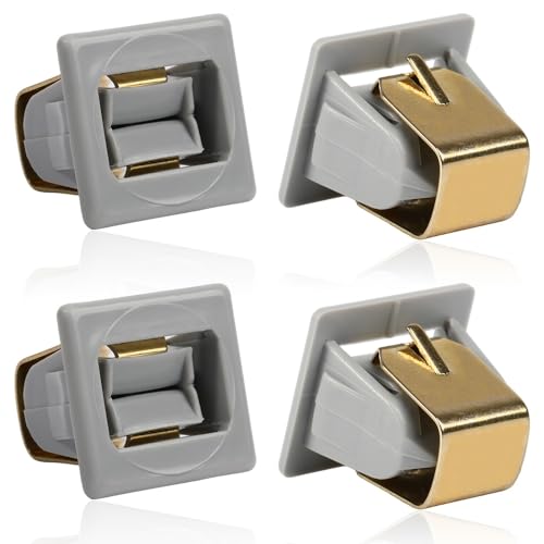 [Upgraded] WE01X25316 Dryer Door Latch fit for GE/Hotpoint Dryers Replace 4512762 AP6037347 PS11766999 (4 Pack)