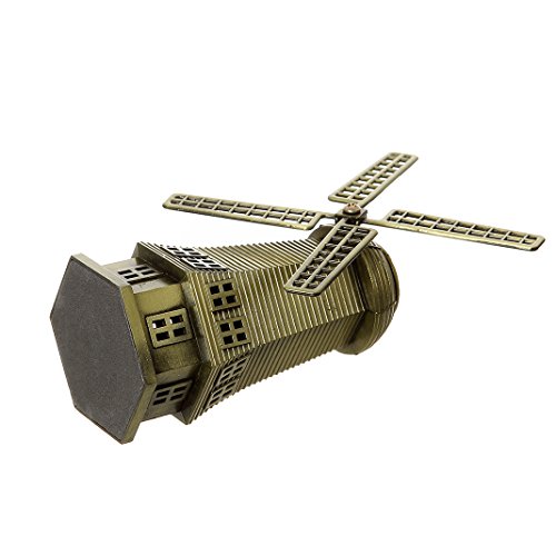 Estatua Decorativa de Molinos de Viento de Metal ZOVIE miniatura 4
