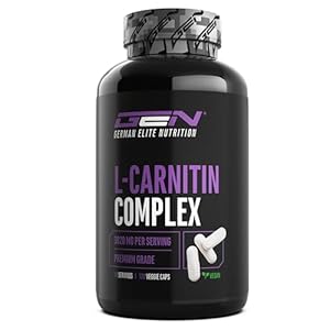 L-Carnitine Triple Complex – 3000 mg par portion journalière – Premium : Complexe d&rsquo;Acetyl-l-carnitine, L-Carnitine Tartrate & Carnitine Fumarate – 120 Capsules – Haute Dose – Vegan