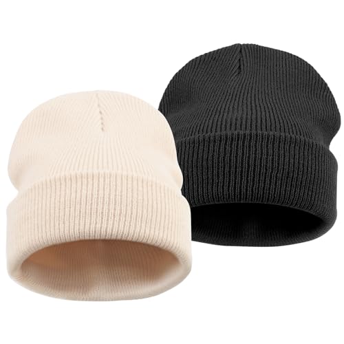DRESHOW Toddler Beanie Bambini Cappelli Invernali Bambini Morbida Maglia Unisex Cappello per Bambini Ragazzi Ragazze...