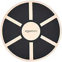 Amazon Basics Balancebrett aus Holz, Schwarz
