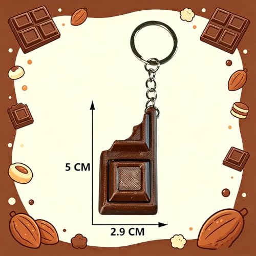 Yjcnelcr Porte-clés jouet presse cacao friandise, C, taille unique – vue 6