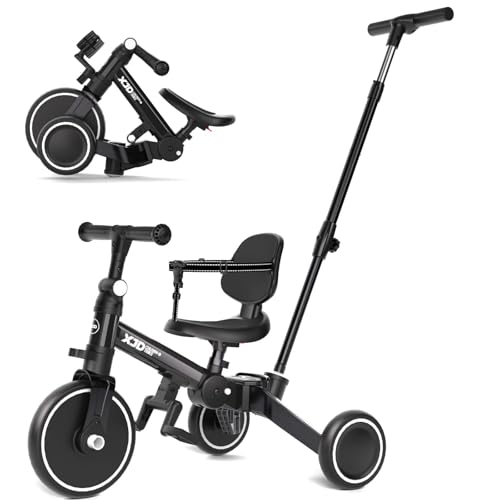 XJD 6-in-1 Folding Tricycle