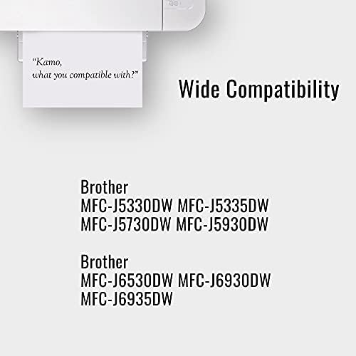 Kamo LC3219 Multipack Compatible with Brother LC-3217 or LC-3219 XL Ink Cartridges Combo pack, for MFC-J5330DW MFC-J5335DW MFC-J5730DW MFC-J5930DW MFC-J6530DW MFC-J6930DW MFC-J6935DW