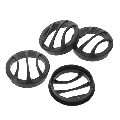 Mikinona 4pcs Car Audio Mesh Cover Tweeter Speaker Grill Durable Plastic Guard for Automotive for Enhanced Sound Performance