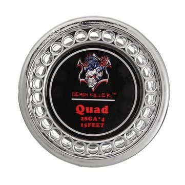 Ubersweet® Atomizer DIY Wire Clapton Tiger Quad Twisted Alien Fuse for RDA Tank -#4 Quad Wire