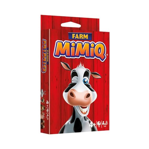 SmartGames Farm MiMiQ - Party Card Game for Adults and Children, 2-6 Players