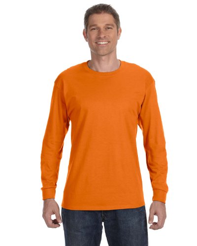 Image of Hanes Mens 6.1 oz. Tagless ComfortSoft Long-Sleeve T-Shirt (5586)