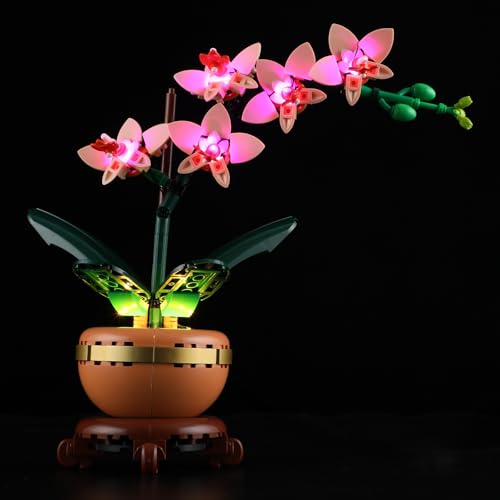 Image of LED Light Kit for Lego 10343 Mini Orchid Set, Compatible with Lego 10343 Building Blocks Model(Not Include Blocks Set)