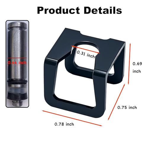 Image of Jack Hoop Claw Clamp Clips, Floor Jack Spare Parts Kit for 2 Ton Hydraulic Car Jacks 9mm & 11mm Black Claw Clips Accessories（4PK）