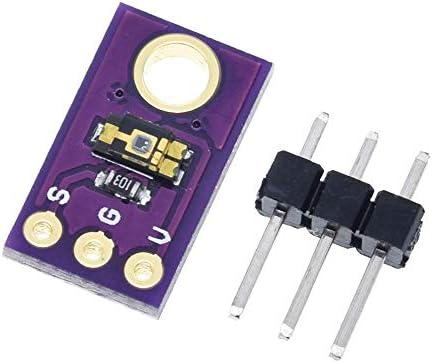 Youmile 5PCS TEMT6000 Light Sensor Module Ambient Light Analog Light Intensity Detection Module Visible Light Sensor for Arduino with Dupont Cable