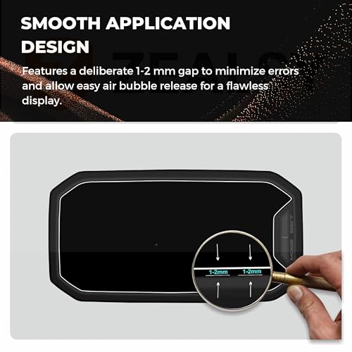 Image of Screen Protector for TVS Raider 125 Meter Display | Raider Screen Guard (Not a Tempered Glass) | Bike Speedometer Digital Meter Protection Film | Scratch Resistant Dashboard Screen Guard