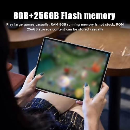 Namolit Tablet de 10,1 polegadas 8GB + 256GB 5G Chamando Processador MTK6797 de 10 núcleos 128GB de