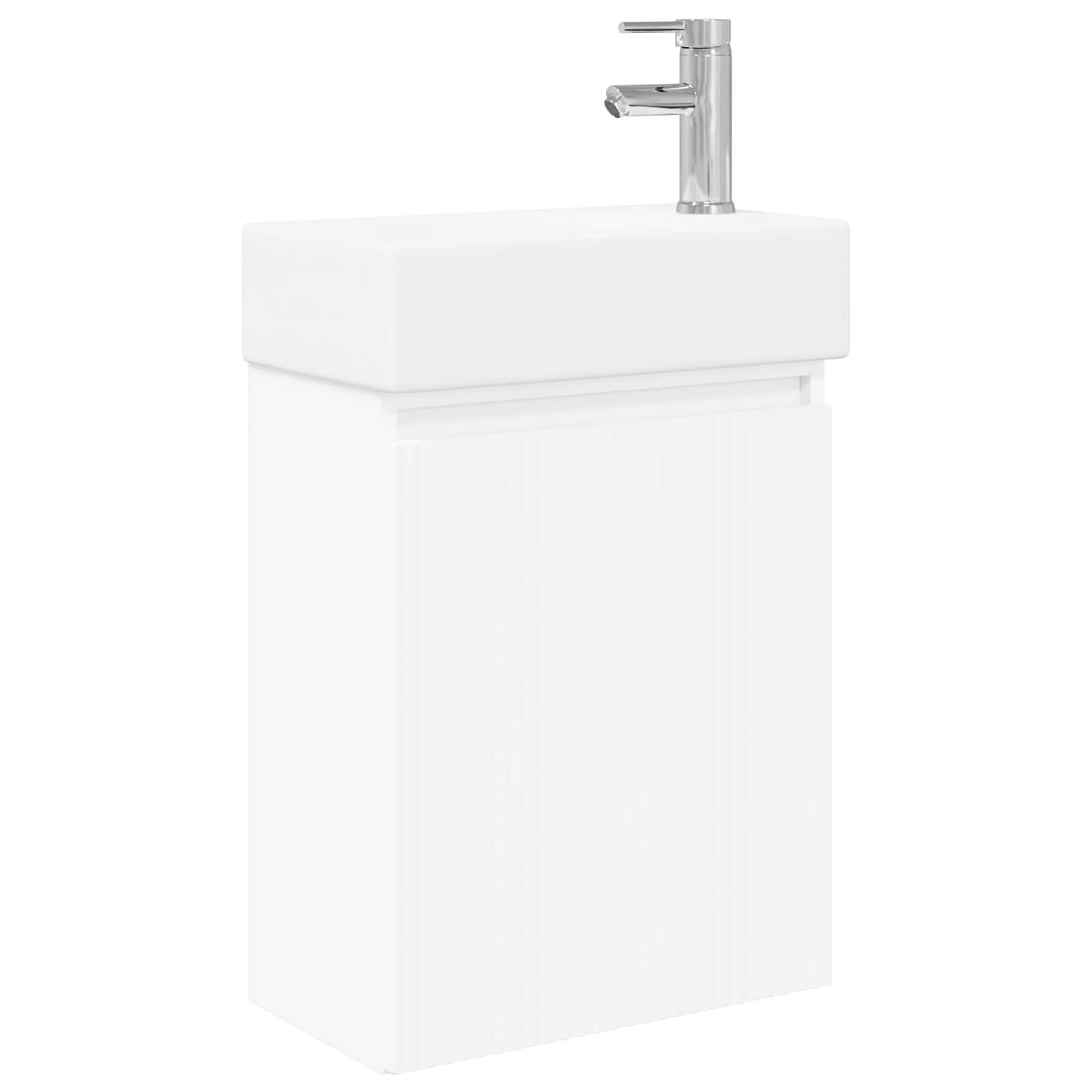 Genérico Módulo de baño con grifería 45,5 x 22,5 x 84 cm,Armarios y Almacenamiento,Tocadores de baño,20.1 kg-889451