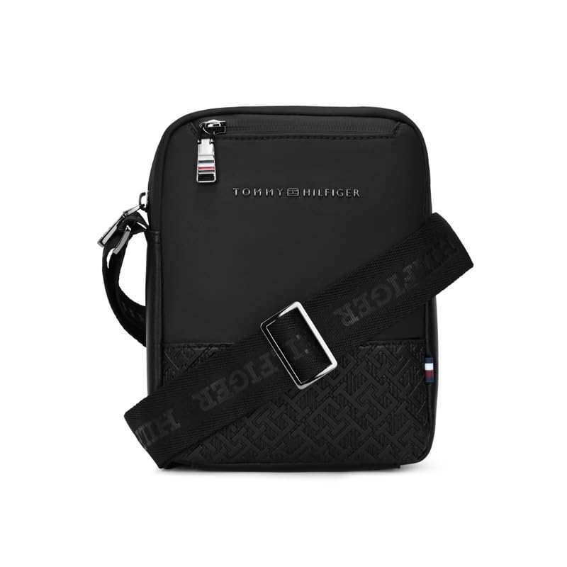 tommy hilfiger Unisex Crossbody Bag NEXO | Structured Sling with Mobile Pouch | Compact Travel & Daily Shoulder Bag | Stylish and Trendy crossbody Bag-picture-13