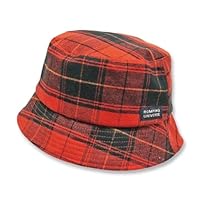 zacさま　限定商品FR2 GOLF チェック柄 バケットハット新品未使用 ☆ チェック/レッド ☆ Sサイズ ☆ バケットHAT 柄 帽子 キッズ