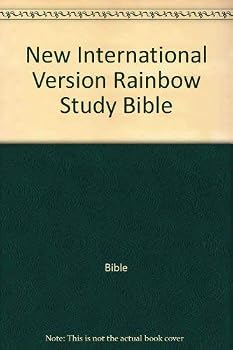 Hardcover New International Version Rainbow Study Bible Book