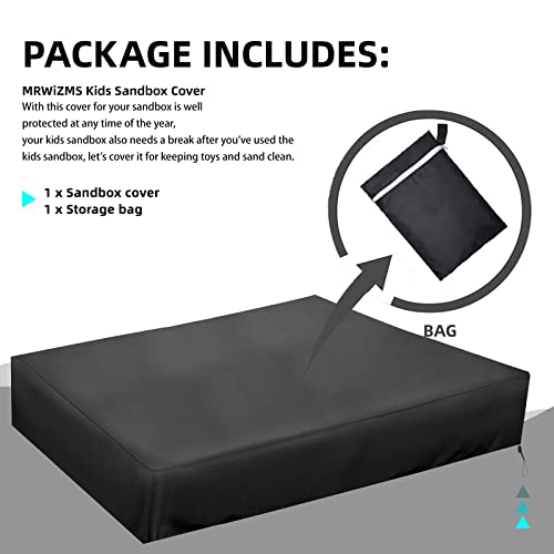 Sandkasten Abdeckung, Outdoor Garden Abdeckplane Sandkasten, Square Sandkastenabdeckung, 210D Oxford-Tuch Wasserdicht, Winddicht, Staubdicht, Geeignet Zum Schutz Von Kinderspielzeug (180x180cm)
