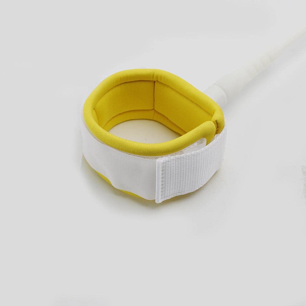 Surfboard Leash avec Inoxydables Attache Paddle Bracelet Confortable Néoprène et Corde Résistante TPU Adapté pour Surf Paddle Naut