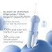 Water Dental Flosser - yayisheng, Portable Cordless Oral Irrigator 3 Modes & 150ML Pull-Out Type Detachable Tank, 6 Jet Tips, IPX7 Waterproof