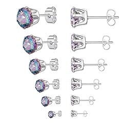 6pairs Colored zircon