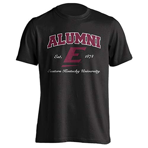 Sport Your Gear Eastern Kentucky University Colonels EKU Alumni Short Sleeve T-Shirt (Black, Medium)