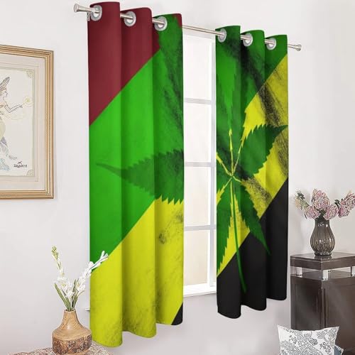 Rideaux occultants isolants Jamaïque pour bloquer le froid du salon - 4