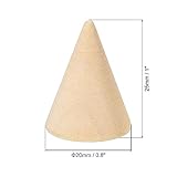 Zoom IMG-1 patikil 25x20mm naturale legno cono Zoom IMG-1 patikil 25x20mm naturale legno cono