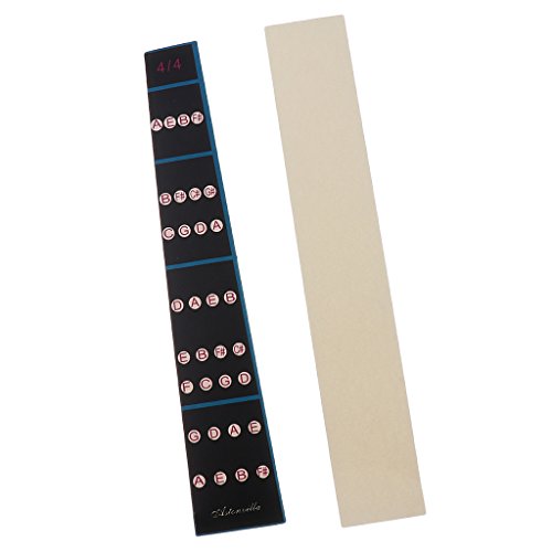 Imported 1 Violin Fiddle Fingerboard Intonation Chart Stickers Fingering Labels 4/4
