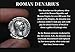 Roman Coin Ancient Roman Empire Silver Denarius, Choice Fine Condition