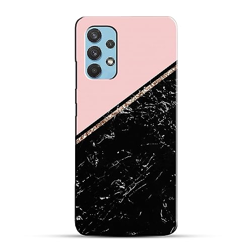 Image of COLORflow Back Cover Compatible with Samsung Galaxy A23 4G / A23 5G | Beautiful Black Pink Marble | Designer Printed Hard CASE Bumper Back Cover Compatible with Samsung A23 4G / A23 5G