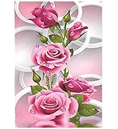 BDUREF Diamond Painting Set für Erwachsene Diamond Painting Kits 5D DIY Stickerei-Gemälde mit Str...