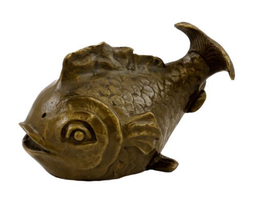 Sculpture poisson en bronze signée Milo œuvre d'art authentique - 2