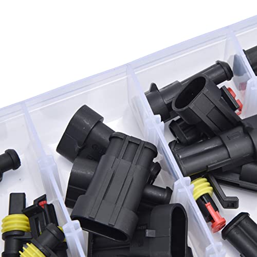 Conector de carro, design de encaixe, kit de terminais elétricos leves e impermeáveis para motocicle