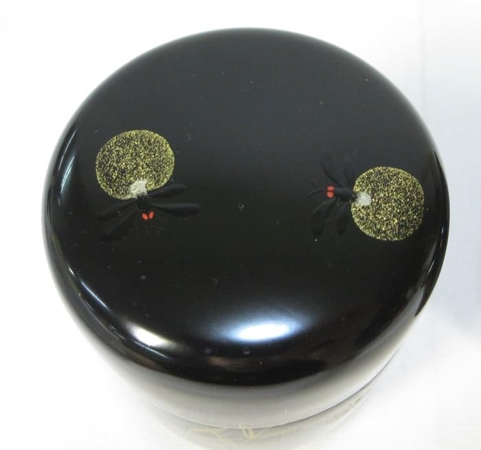 Amazon.co.jp: 【G2338】茶道具元岡清斉木製漆器四季棗茶器柳