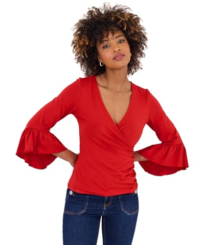 Chemise Femme Joe Browns Wrap Front coupe fluide anti plis