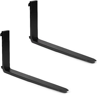 Titan Attachments 48in Pallet Fork Blades, Class 3 Pallet Forks and Accessories, Rated 6,000 LB