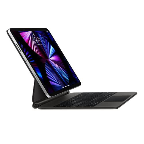 Image of Apple Magic Keyboard: iPad Keyboard case for iPad Pro 11-inch (1st, 2nd, 3rd, 4th gen) and iPad Air (4th, 5th gen, and M2), Great Typing Experience, Built-in trackpad, Italian - Black