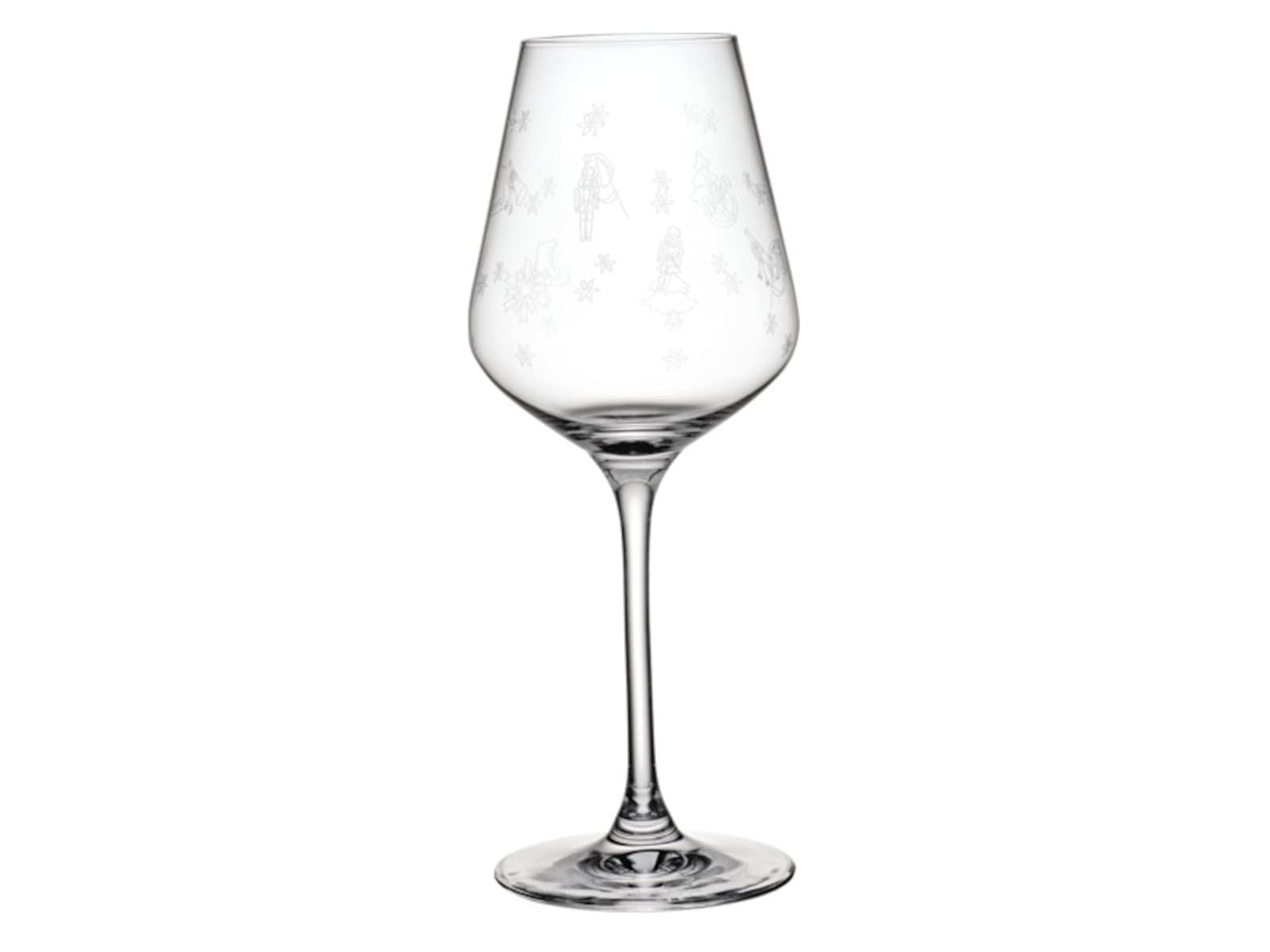 Villeroy & Boch - Toy's Delight White Wine Glass Set including 2 Crystal Glasses, Glass, Transparent, Dishwasher-Safe, Capacity 380 ml
