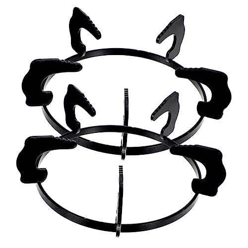 LIGIGWASH 2 Piezas Soporte Antideslizante para Cocina de Gas Rejilla de Resistente y Estable Accesorio para Olla de Leche y Wok Compatible con Hornillos Estándar