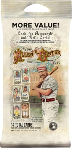 Topps - 2025 Allen & Ginter Baseball Fat Pack, Look for Autograph and Relic Cards
