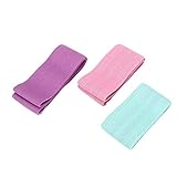 Heitune 3Pcs Yoga Gurt Resistance Band Belly Hip Squat Übung Fitness Workout Gürtelset
