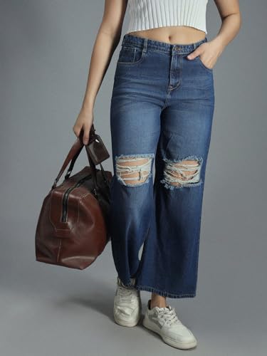 Image of HIGH Star Women's Regular Fit Mid Rise Jeans