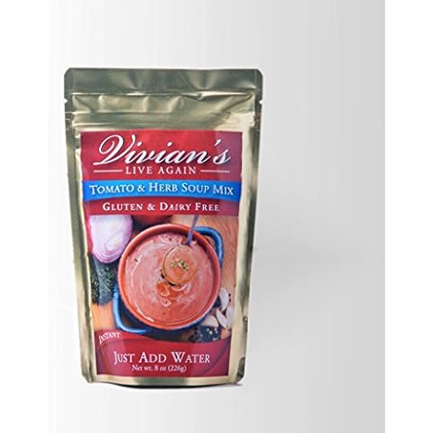 Vivian's Live Again Tomato & Herb Instant Soup Mix Cover