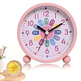 【Chiffres clairs】Les chiffres sur le cadran du reveil enfant jour nuit sont grands et clairs, et différentes couleurs sont utilisées pour les distinguer. Le système 12/24 heures correspond à l'heure, ce qui aide les enfants à comprendre l'heure.